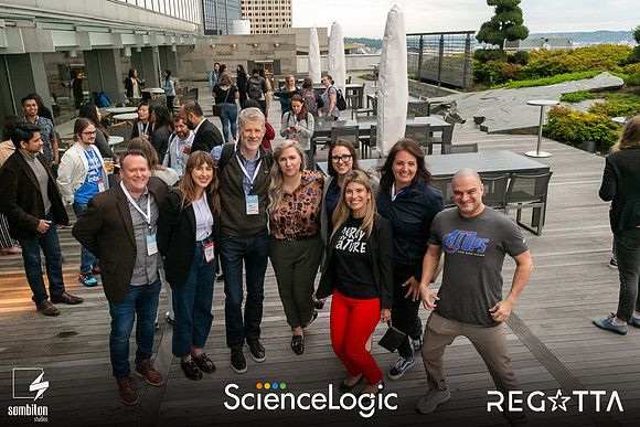 Get Social and Be Bold with ScienceLogic — Happy Hour + LI Headshot Studio-107
