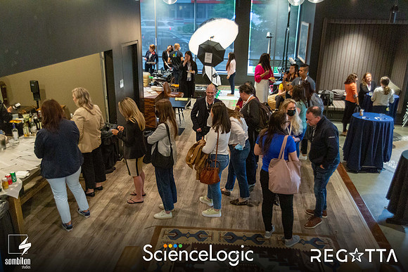 Get Social and Be Bold with ScienceLogic — Happy Hour + LI Headshot Studio-76