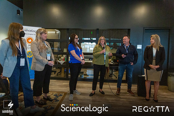 Get Social and Be Bold with ScienceLogic — Happy Hour + LI Headshot Studio-44