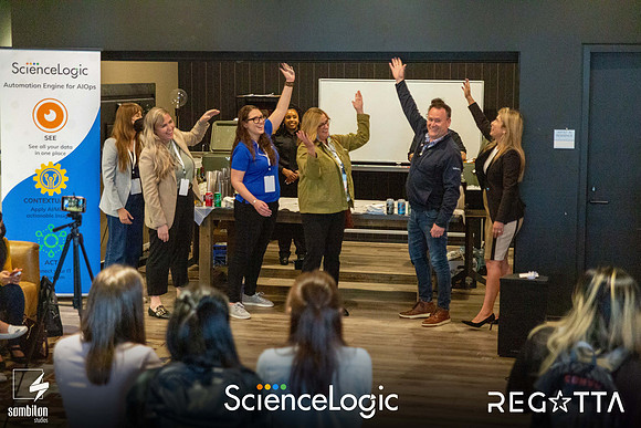 Get Social and Be Bold with ScienceLogic — Happy Hour + LI Headshot Studio-48