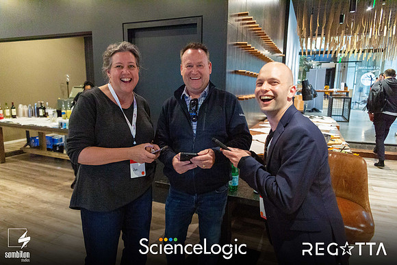 Get Social and Be Bold with ScienceLogic — Happy Hour + LI Headshot Studio-22