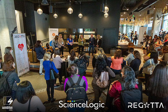 Get Social and Be Bold with ScienceLogic — Happy Hour + LI Headshot Studio-43