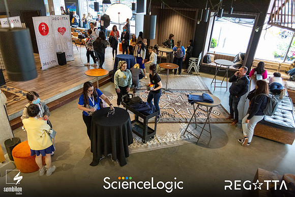 Get Social and Be Bold with ScienceLogic — Happy Hour + LI Headshot Studio-71
