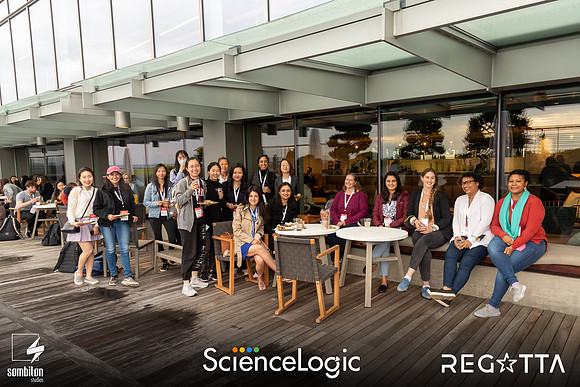 Get Social and Be Bold with ScienceLogic — Happy Hour + LI Headshot Studio-93